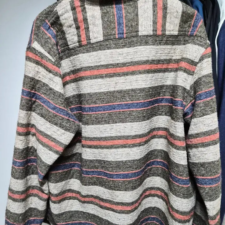 [BUNJANG] RRL Stripe Double Cloth Work Shirt XL / RRL 더블알엘 스트라이프 더블클로스 워크 셔츠 XL