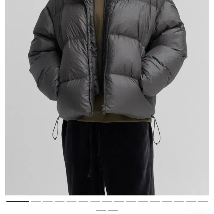 [BUNJANG] In Silence Crack Double Layer Down Jacket Brown L / 인사일런스 크랙 더블 레이어 다운 자켓 브라운 L