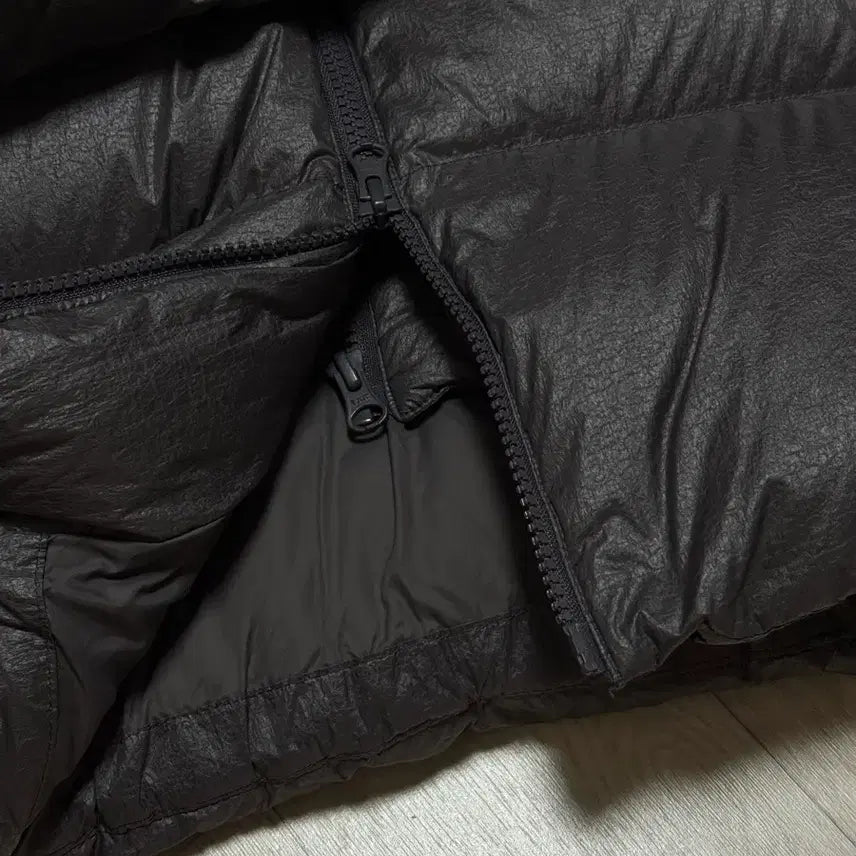 [BUNJANG] In Silence Crack Double Layer Down Jacket Brown L / 인사일런스 크랙 더블 레이어 다운 자켓 브라운 L