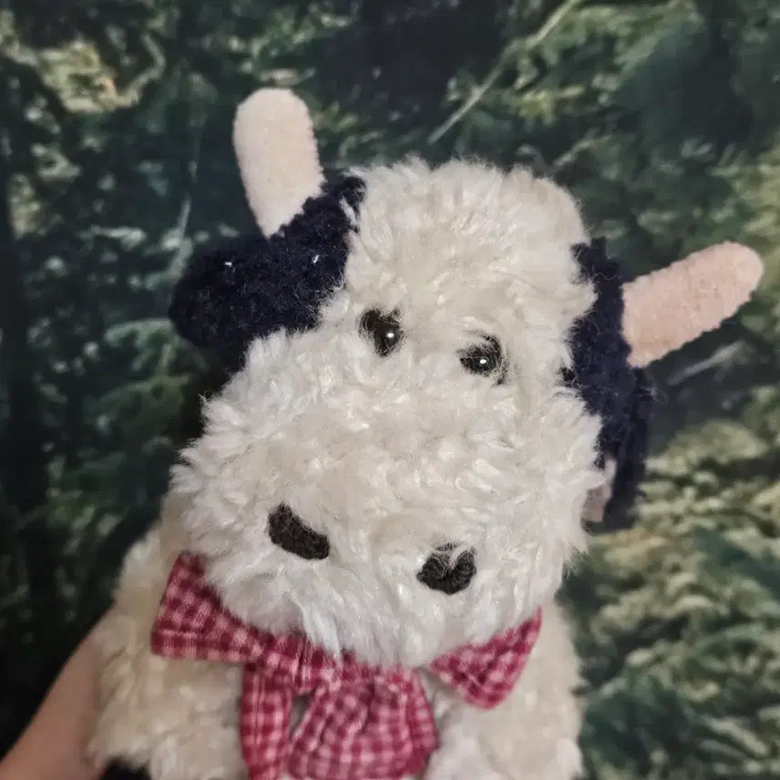 [BUNJANG] Boyds Bears Cow Plush Vintage / 보이즈베어 젖소 인형 빈티지 소 소품샵 키덜트 꼬질이 고전