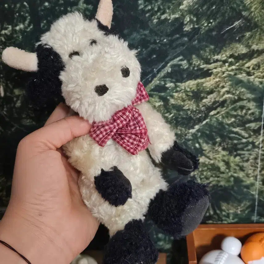 [BUNJANG] Boyds Bears Cow Plush Vintage / 보이즈베어 젖소 인형 빈티지 소 소품샵 키덜트 꼬질이 고전