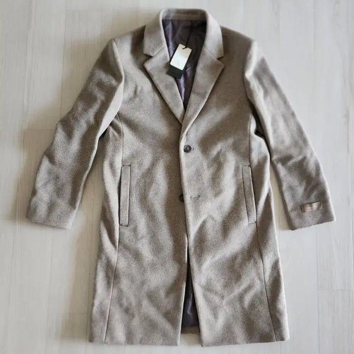 [BUNJANG] PROJECT M Cashmere Blend Coat Beige / 더인하(새상품)프로젝트M 캐시미어함유 코트100(매장정품)