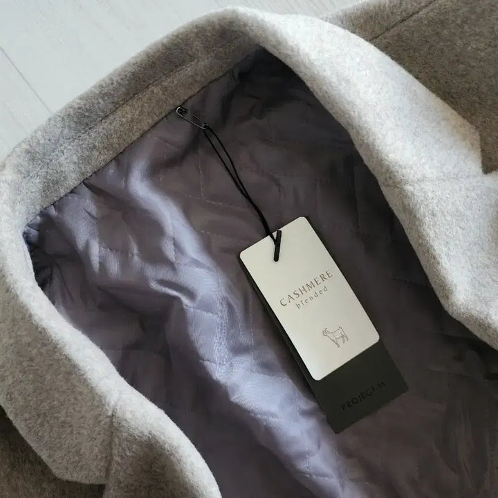 [BUNJANG] PROJECT M Cashmere Blend Coat Beige / 더인하(새상품)프로젝트M 캐시미어함유 코트100(매장정품)