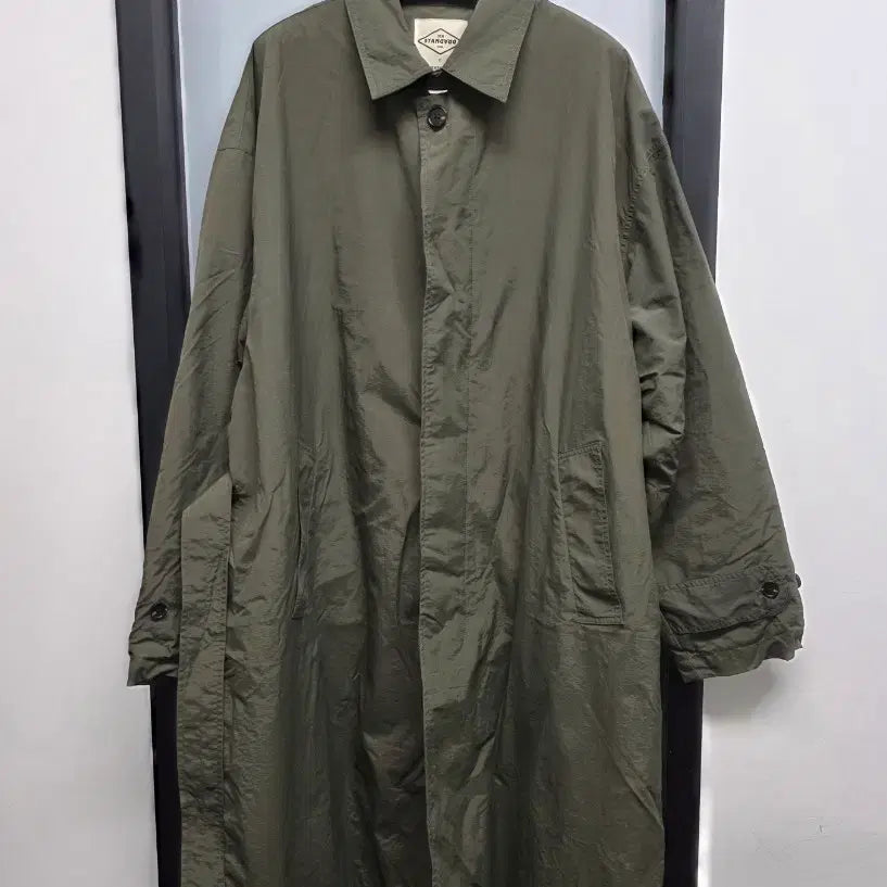 [BUNJANG] General Idea Loose Fit Long Trench Coat / 제네럴아이디어 우븐 루즈핏 롱트렌치코트