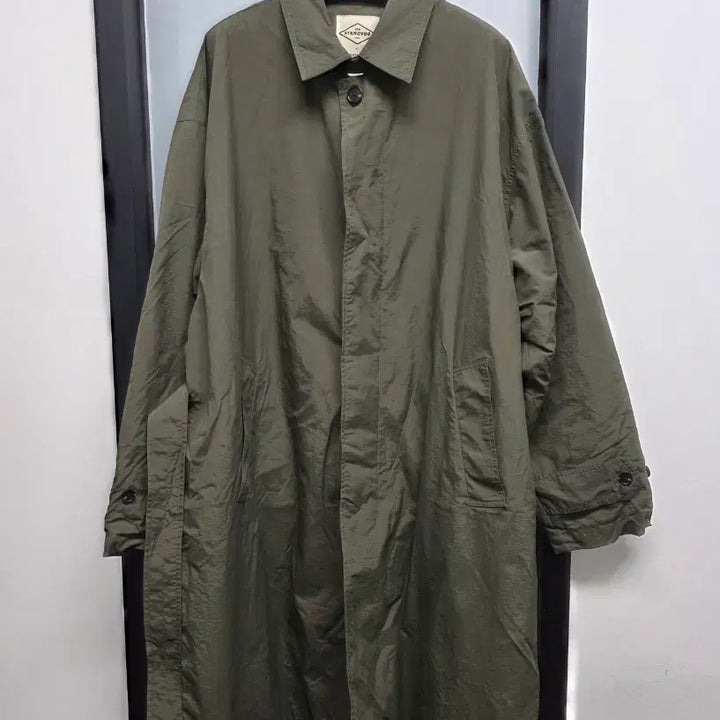 [BUNJANG] General Idea Loose Fit Long Trench Coat / 제네럴아이디어 우븐 루즈핏 롱트렌치코트