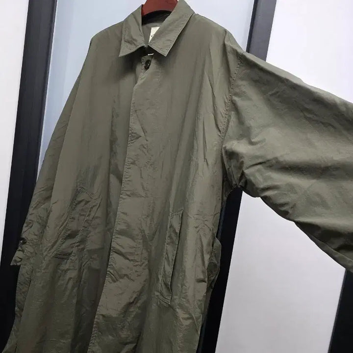 [BUNJANG] General Idea Loose Fit Long Trench Coat / 제네럴아이디어 우븐 루즈핏 롱트렌치코트