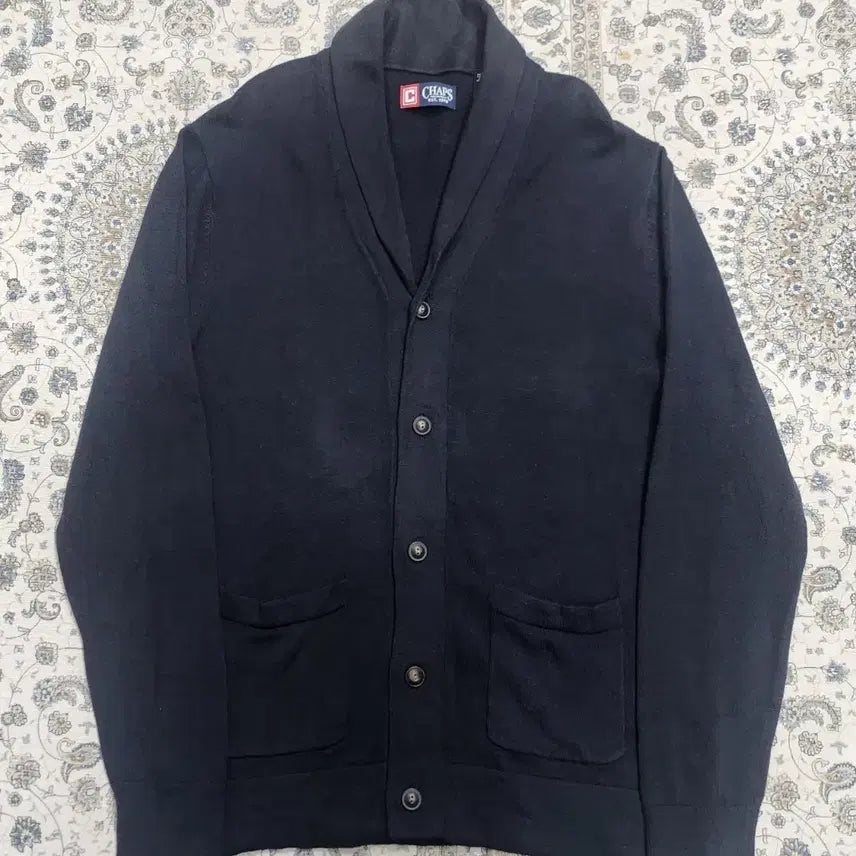 [BUNJANG] Chaps Ralph Lauren Navy Shawl Collar Cardigan / 챕스 랄프로렌 진네이비 숄카라 가디건 L