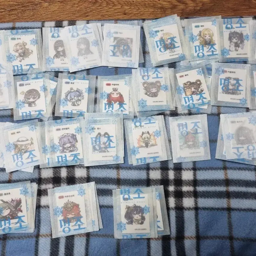 [BUNJANG] Sealed Myojo Ddiddipposil Stickers / 명조띠부씰