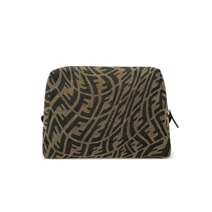 [BUNJANG] Fendi Cosmetic Pouch Medium Brown / [미듐] 펜디 8N0171 FF 코스메틱 파우치 DU0OX1WF