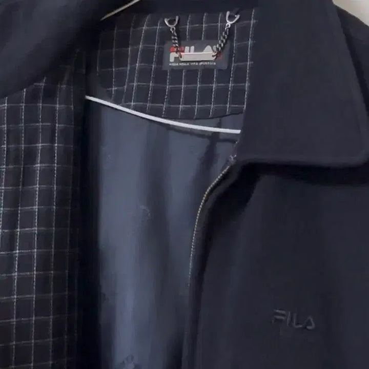 [BUNJANG] Fila Wool Coat / 울95% 휠라 코트 / 울코트 / 휠라 집업 / 휠라 울 자켓 /Fila