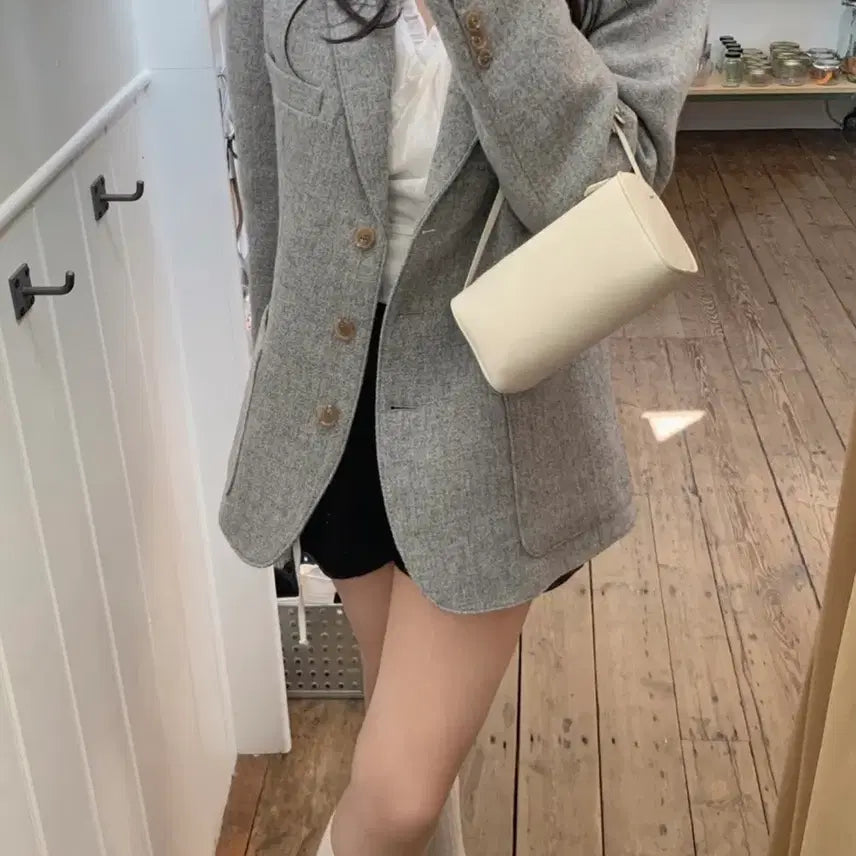 [BUNJANG] Leeds Diana Wool Jacket (Size S) / Leeds 리즈 다이애나 울 100 자켓 S사이즈 (오늘까지 가격)