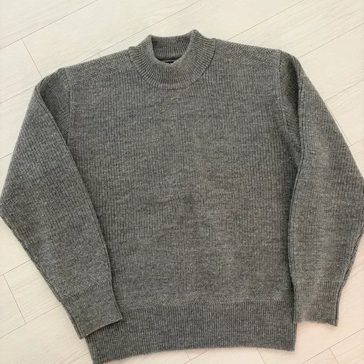 [SOLD OUT] 유니폼브릿지 피셔맨 크루넥 니트 그레이 L