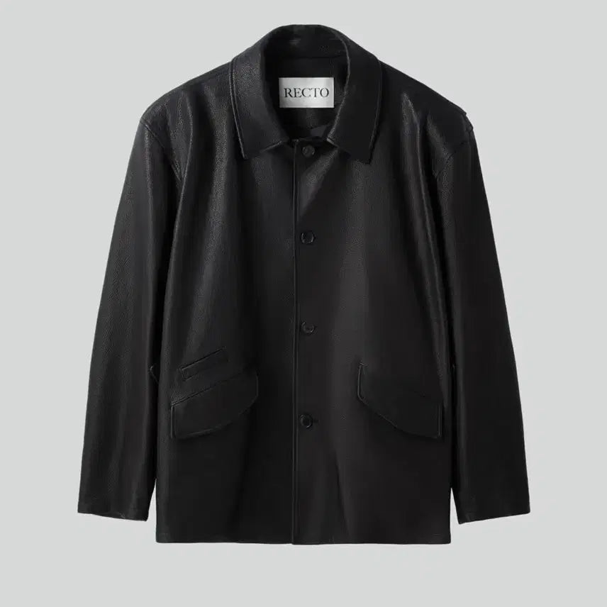 [BUNJANG] RECTO Vintage Leather Chore Jacket / [L] 렉토 빈티지 레더 초어 가죽 자켓