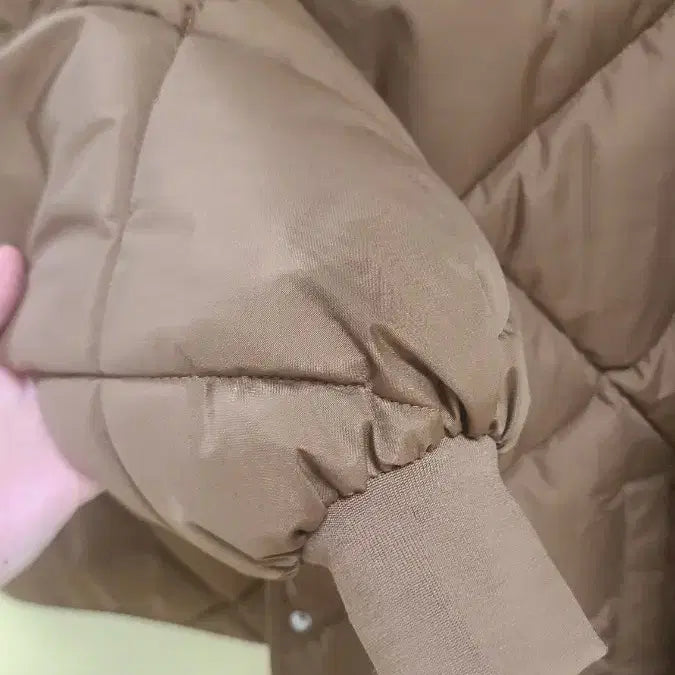 [BUNJANG] Brown Quilted Jacket / 브라운 다이아 퀄팅 자켓