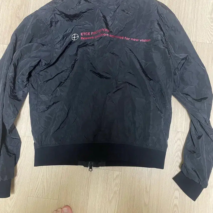 [BUNJANG] Etce Black Team Jacket (Size M) / Etce 블랙 팀 자켓 M 사이즈 팝니다