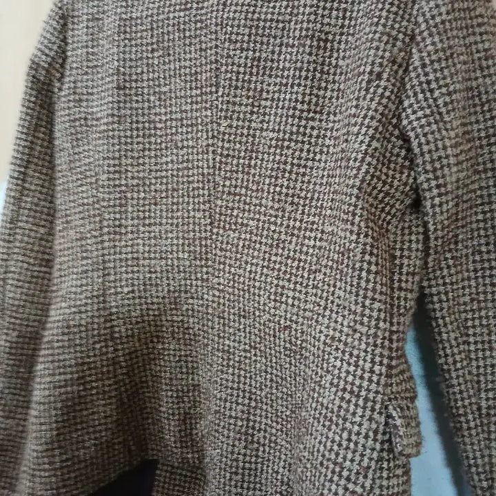 [BUNJANG] Houndstooth Brown Wool Jacket / 하운드투스 브라운 울 자켓.s