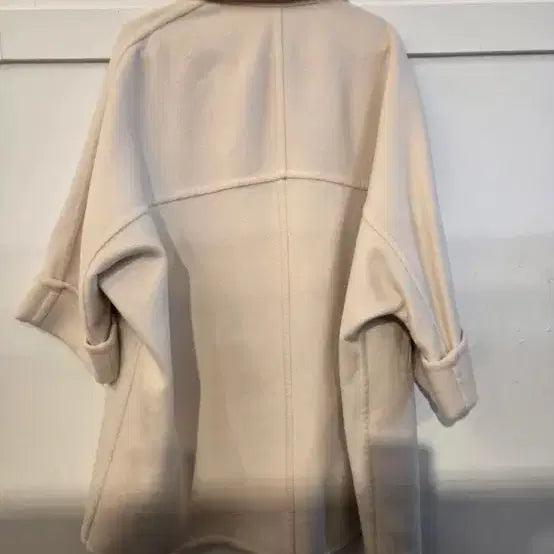 [BUNJANG] DEWL Ivory Half Coat / DEWL 듀엘 아이보리 하프 코트