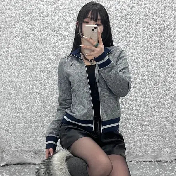 [SOLD OUT] 카파 올드스쿨 Y2K 트윙클 트랙탑 져지 집업 S C09437