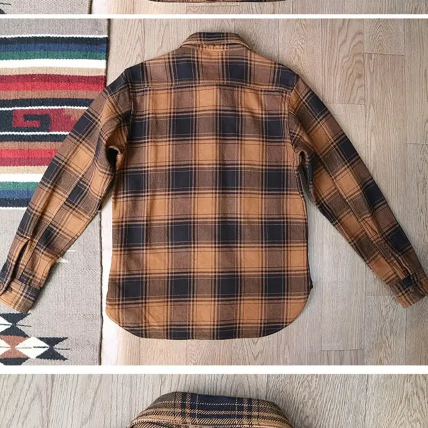 [BUNJANG] Studio D'Artisan Heavy Cotton Check Shirt / 일본판 Studio D'Artisan 스튜디오 다치산 탄탄한 헤비코튼