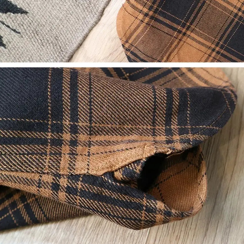 [BUNJANG] Studio D'Artisan Heavy Cotton Check Shirt / 일본판 Studio D'Artisan 스튜디오 다치산 탄탄한 헤비코튼