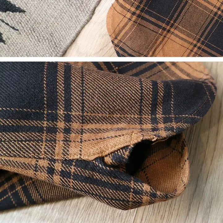 [BUNJANG] Studio D'Artisan Heavy Cotton Check Shirt / 일본판 Studio D'Artisan 스튜디오 다치산 탄탄한 헤비코튼