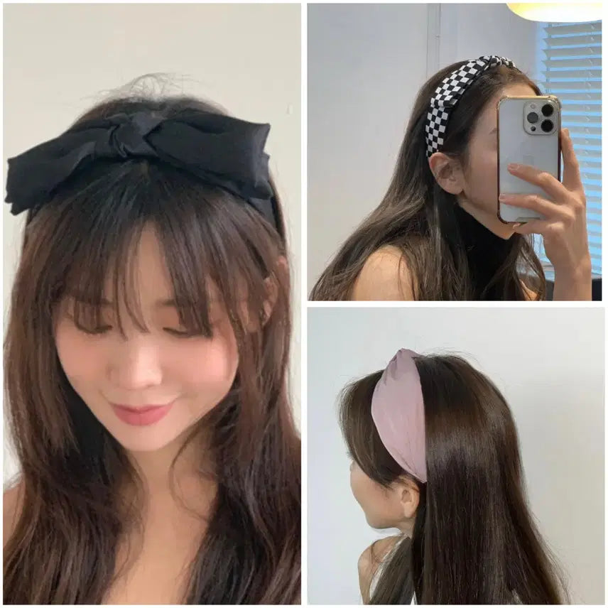 [BUNJANG] Monofleur Hairband Bundle Set / 일괄 3개 모노플로르 머리띠 헤어밴드