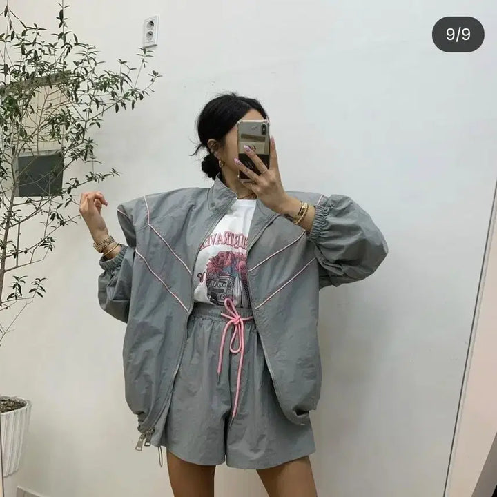 [BUNJANG] BELLE201 Endorphin Anorak Set / 벨201 엔돌핀 아노락세트