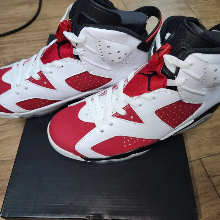 [BUNJANG] Jordan 6 Retro Carmine 2014 Sneakers / 조던 6 레트로 카마인 2014