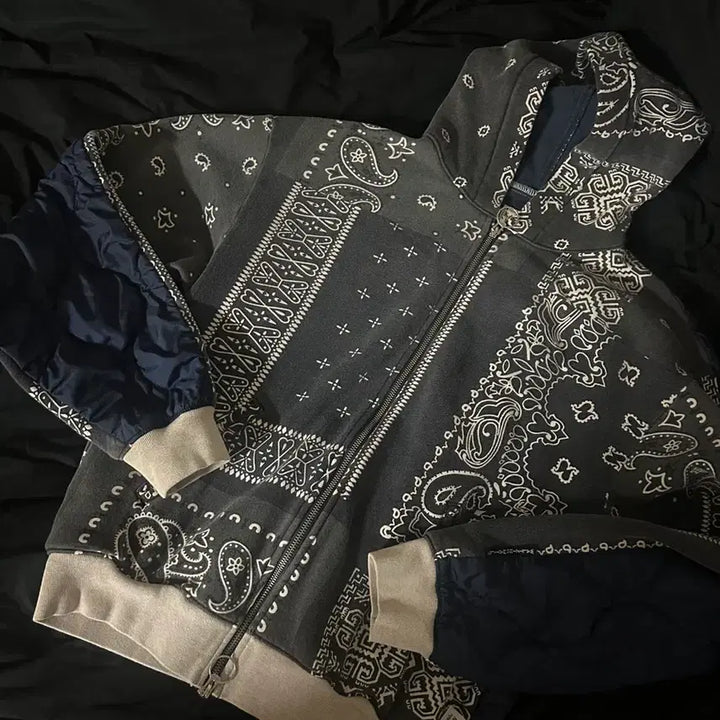 [BUNJANG] Kapital Bandana Hoodie Size 3 / 캐피탈 반다나 후드 3