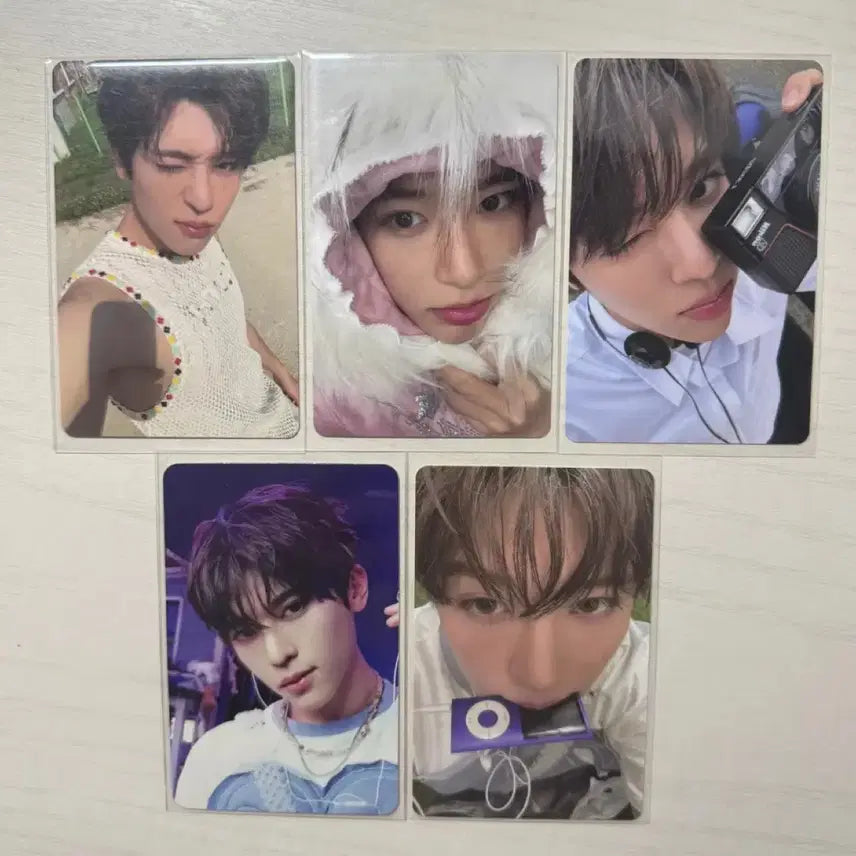 [BUNJANG] NCT WISH Sion Photocard Bundle Set / 엔시티위시 시온 포카 양도 nctwish 리쿠 유우시 사쿠야 료 재희