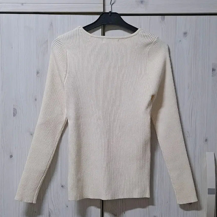 [BUNJANG] Unbranded Ivory Knit Sweater / 봄 니트(새옷) 55사이즈 하객룩 데이트룩