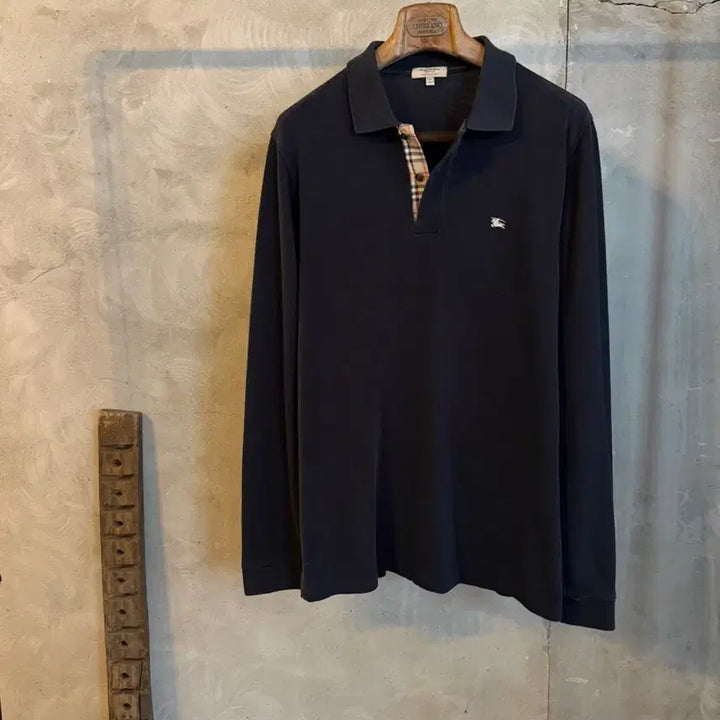 [BUNJANG] Burberry Long Sleeve PK T-Shirt (Men's) / 버버리 pk 긴팔티셔츠 남성100-105