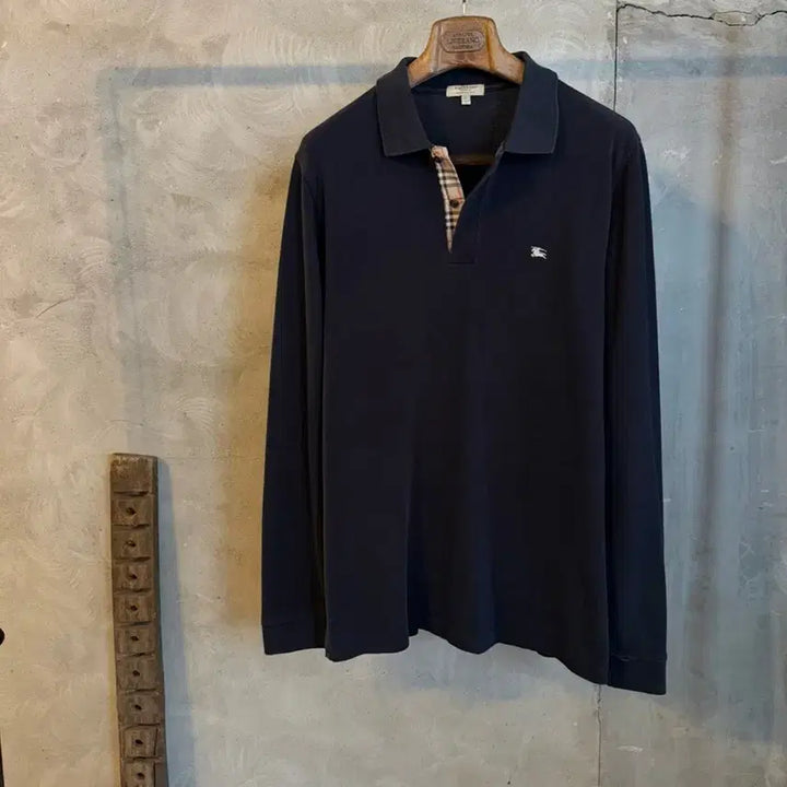 [BUNJANG] Burberry Long Sleeve PK T-Shirt (Men's) / 버버리 pk 긴팔티셔츠 남성100-105