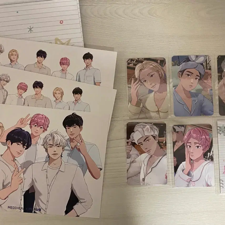 [BUNJANG] Plaive Mediheal Photocard, Mini Poster, L-Holder Set / 플레이브 메디힐 3차 포카,미니포스터,L홀더