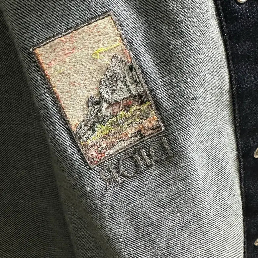 [BUNJANG] Dior x Kim Jones Kerouac Logo Denim Shirt Jacket (Size 100-105) / 디올 x 킴 존스 케루악 로고 오버 데님 셔츠 자켓 (100~105)