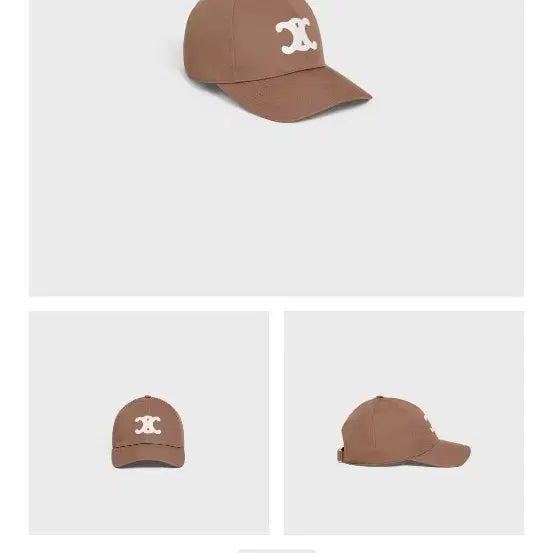 [BUNJANG] Celine Triomphe Baseball Cap Glazed Nut (L) / 셀린느 트리옹프 베이스볼캡 글레이즈넛 L사이즈