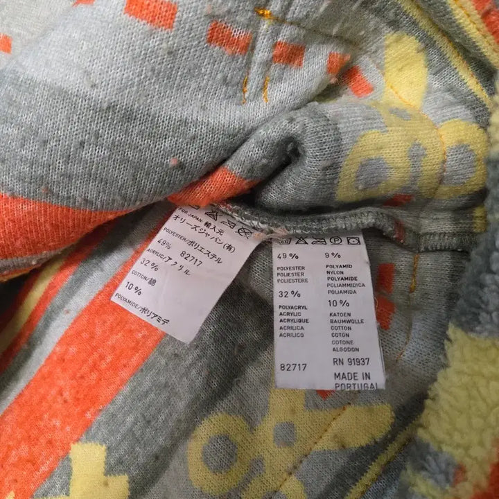 [BUNJANG] Oilily Unique Pattern Fleece Anorak Half Zip Up [M] / [Oilily] 오일릴리 유니크 패턴 아노락 후리스 하프 집업[M]