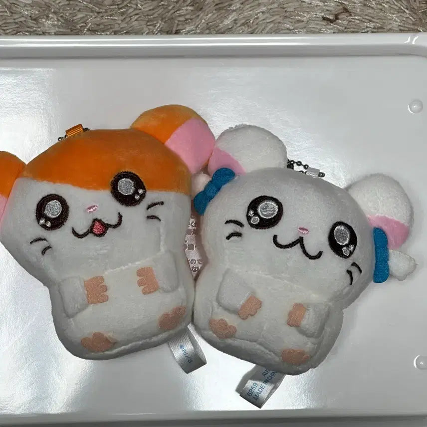 [BUNJANG] Hamster Doll Keyring (Ribbon/Hamster) / 햄토리 인형 키링 (리본/햄토리) 일괄