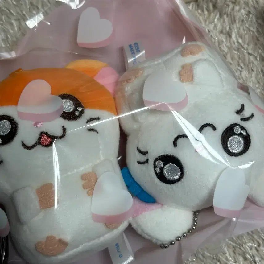 [BUNJANG] Hamster Doll Keyring (Ribbon/Hamster) / 햄토리 인형 키링 (리본/햄토리) 일괄