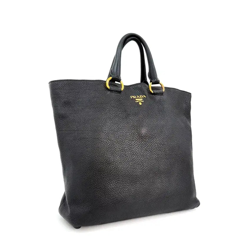 [BUNJANG] Prada BN1713 Vitello Daino Tote Bag Black / 프라다 BN1713 비텔로 다이노 토트백 블랙 5SYJ52IB