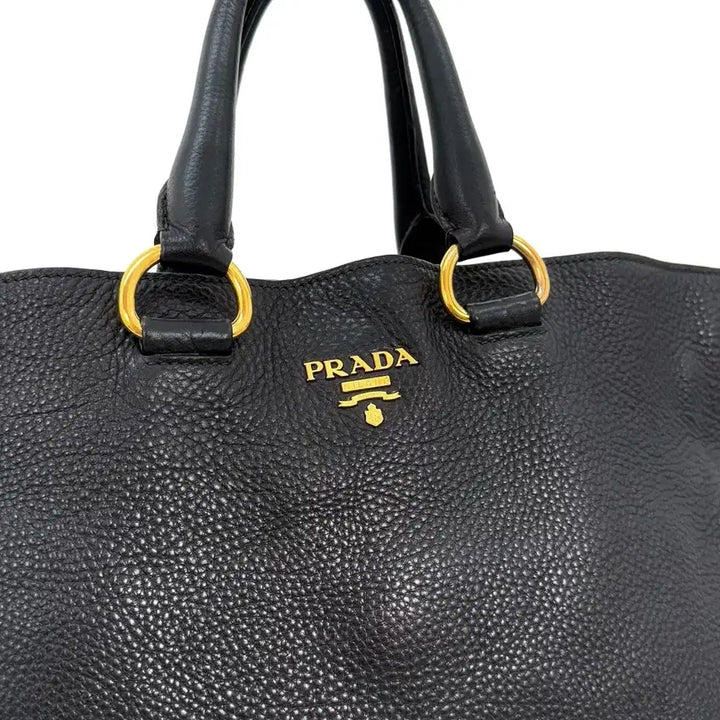[BUNJANG] Prada BN1713 Vitello Daino Tote Bag Black / 프라다 BN1713 비텔로 다이노 토트백 블랙 5SYJ52IB