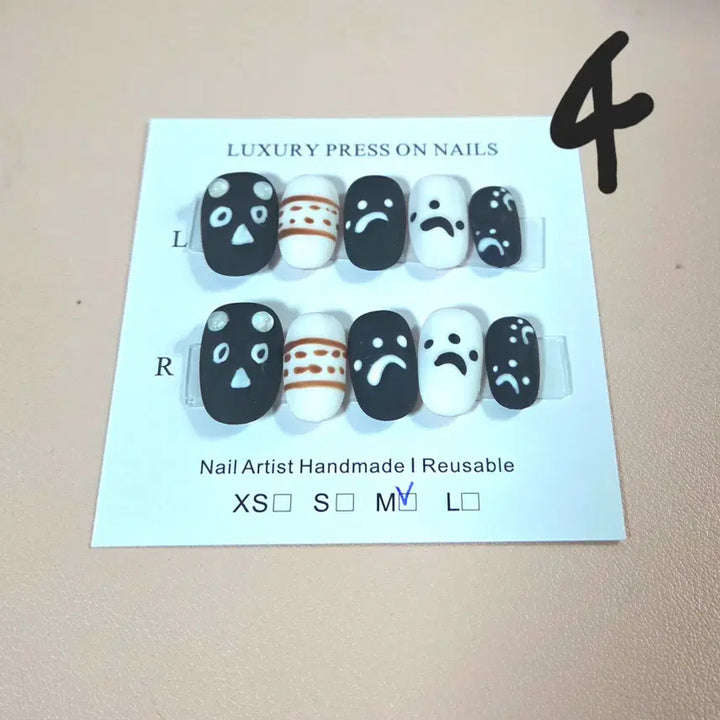 [BUNJANG] Handmade Character Nail Tips Set / 3번 핸드메이드 캐릭터 수제 네일팁 구경오세요