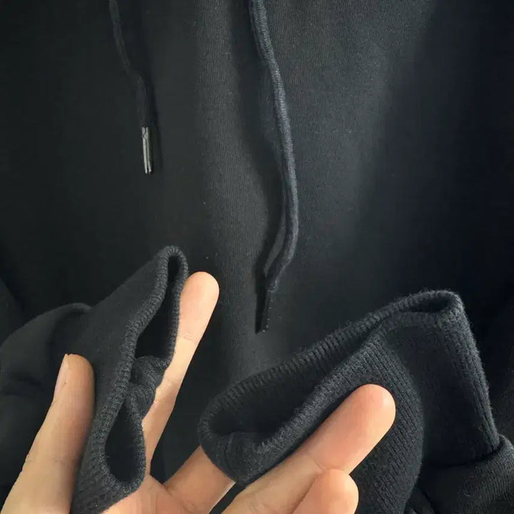 [BUNJANG] Jun Ji Black Hoodie / 준지 블랙 후드티 25fw