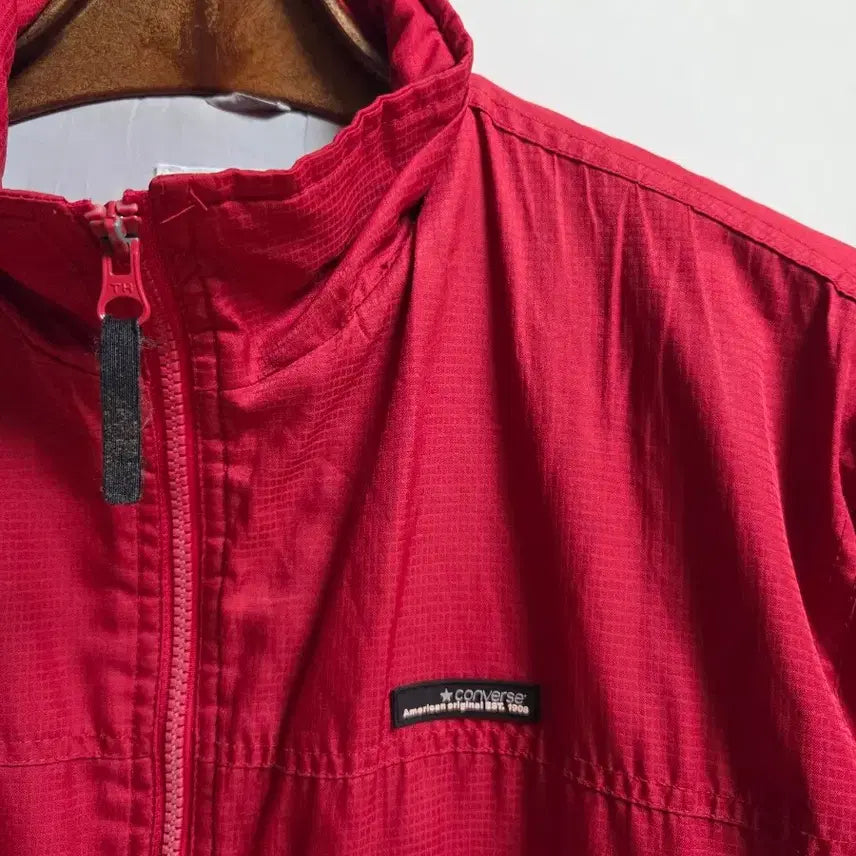 [BUNJANG] Converse Vintage Red Jacket / 빈티지 컨버스 점퍼 레드. L사이즈