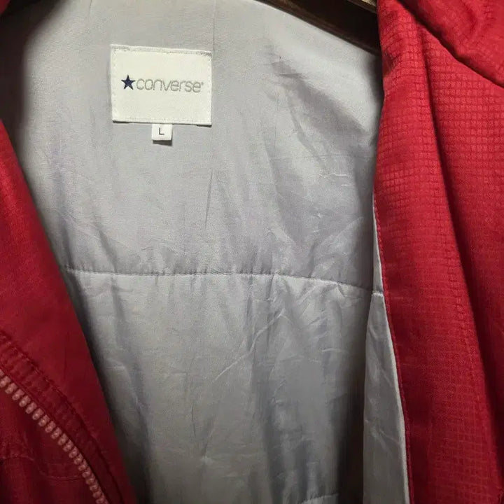 [BUNJANG] Converse Vintage Red Jacket / 빈티지 컨버스 점퍼 레드. L사이즈