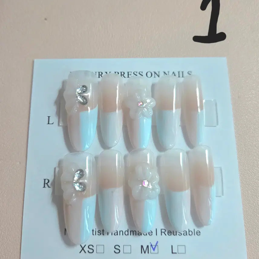 [BUNJANG] Handmade Character Nail Tips Set / 6번 이벤트) 5+1 핸드메이드 캐릭터 수제 네일팁 구경오세요