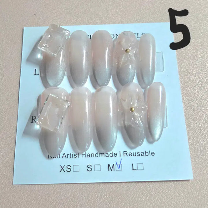 [BUNJANG] Handmade Character Nail Tips Set / 6번 이벤트) 5+1 핸드메이드 캐릭터 수제 네일팁 구경오세요