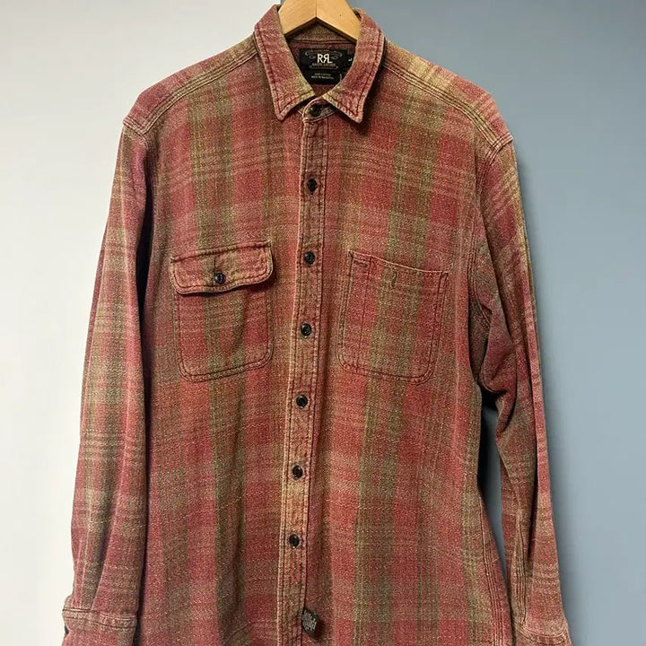 [BUNJANG] RRL Red Check Shirt / RRL 더블알엘 레드 체크 셔츠