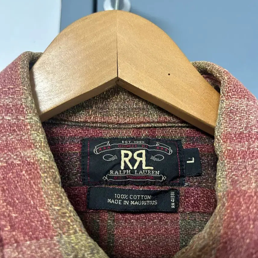 [BUNJANG] RRL Red Check Shirt / RRL 더블알엘 레드 체크 셔츠