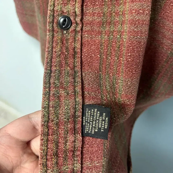 [BUNJANG] RRL Red Check Shirt / RRL 더블알엘 레드 체크 셔츠